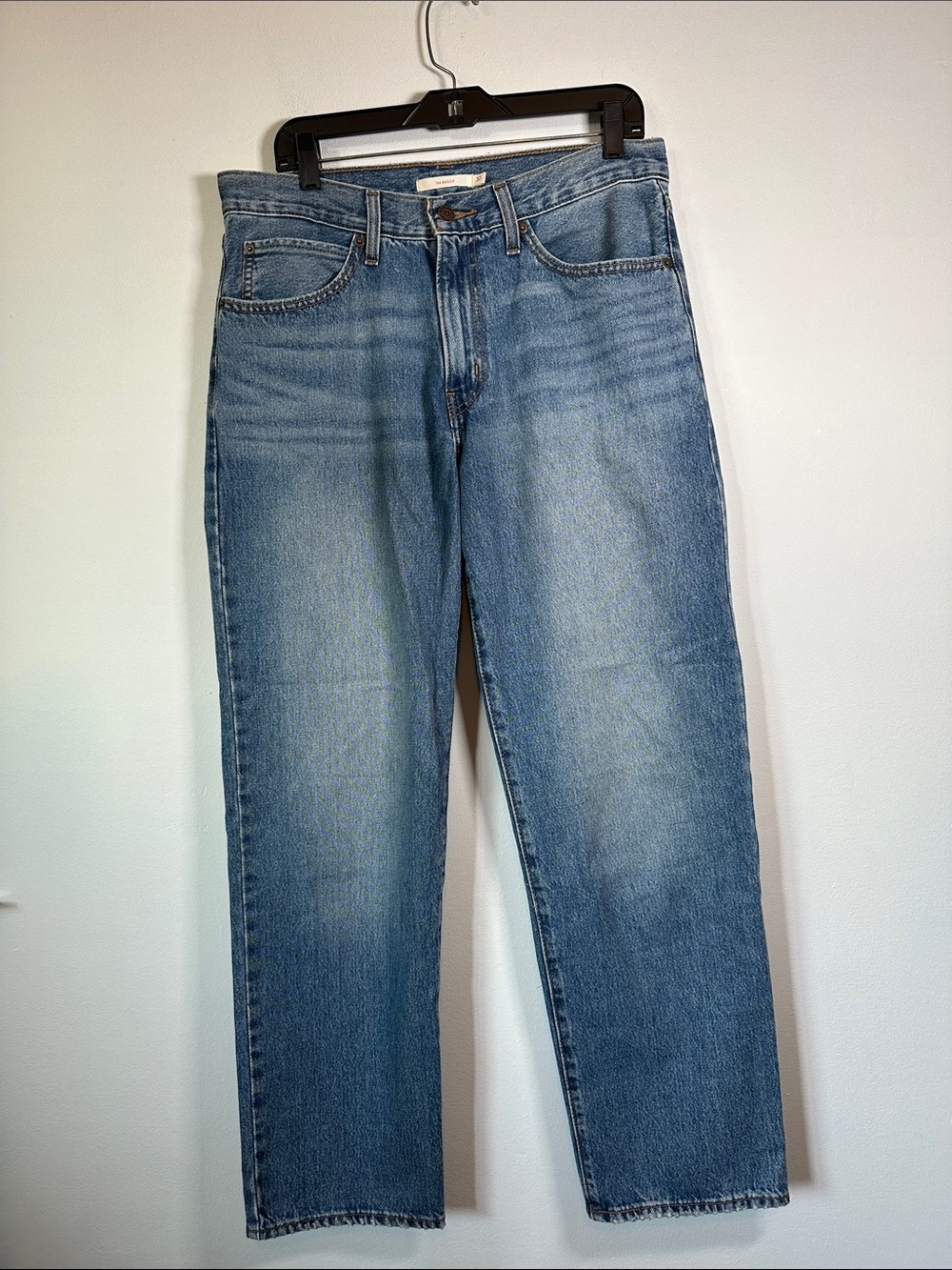 Levi Strauss '94 Baggy Wide Leg Medium Wash Jeans Blue Size 30 - Picture 3 of 13